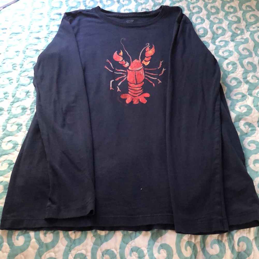 Vineyard Vines girls long sleeve lobster t-shirt. - Picture 4 of 4